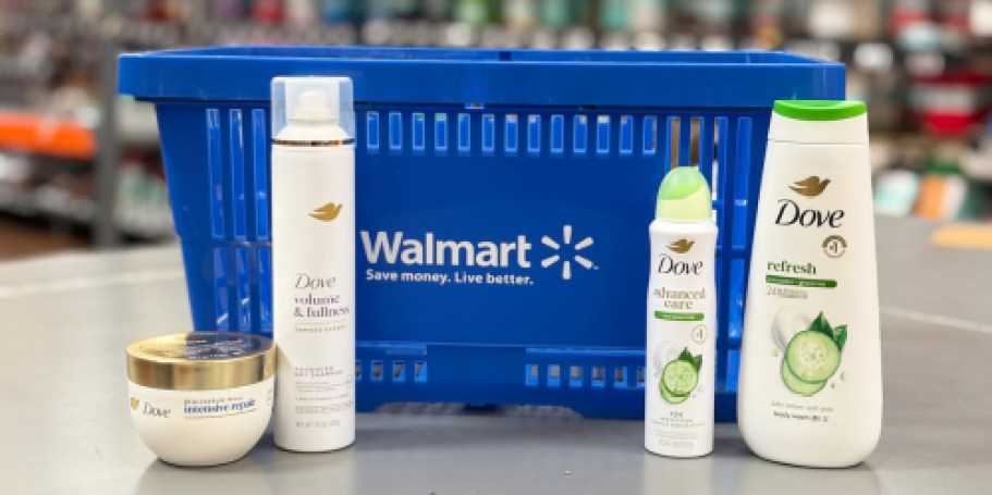 Grab Your Dove Faves & Save Up to $6 w/ Walmart Cash