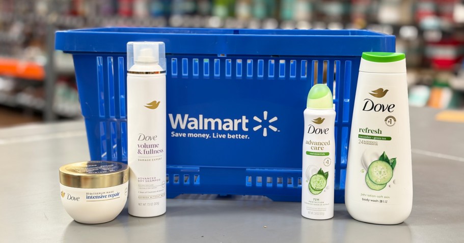 Grab Your Dove Faves & Save Up to $6 w/ Walmart Cash