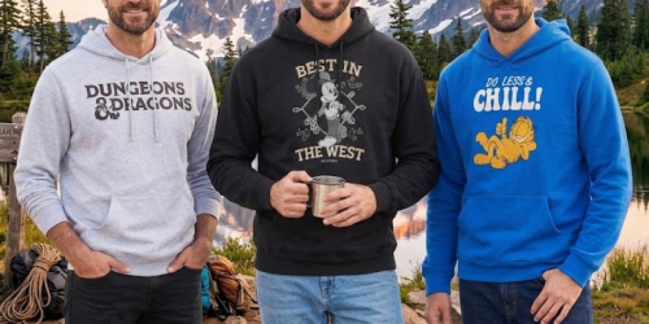 Men’s Graphic Hoodies from $5.50 on Walmart.com (Reg. $30)