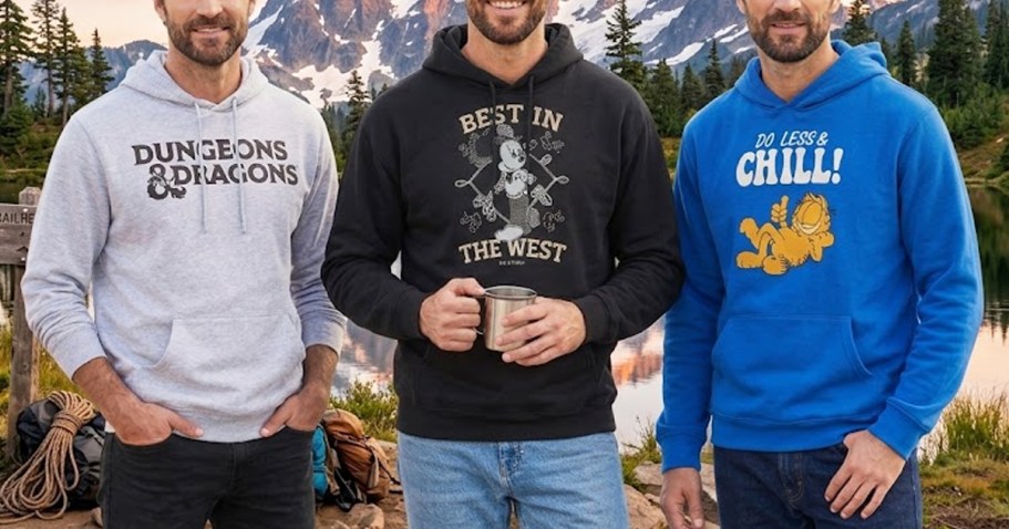 Men’s Graphic Hoodies from $5.50 on Walmart.com (Reg. $30)