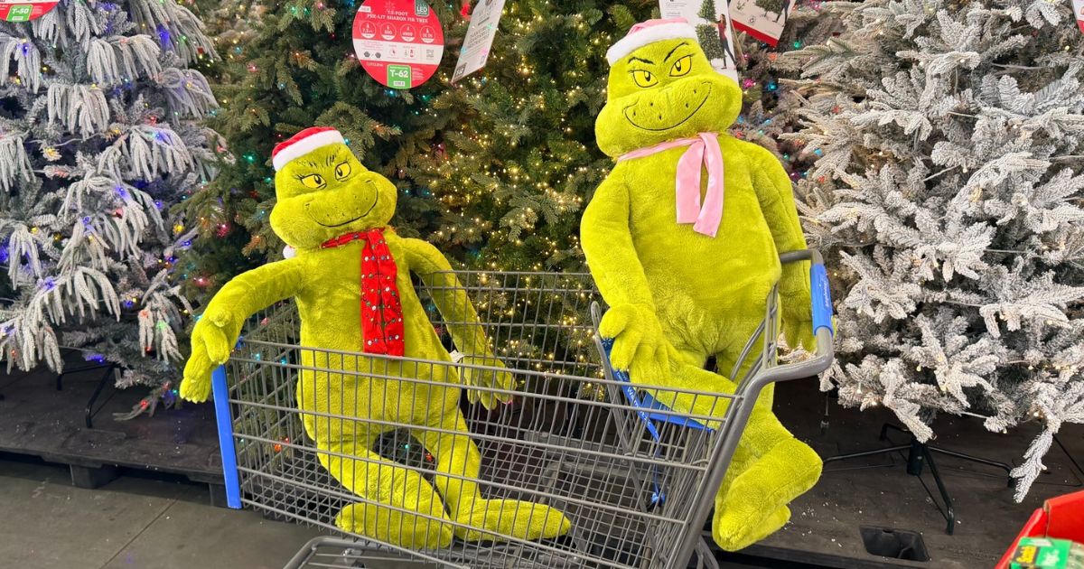 HUGE Jumbo Christmas Plushes Spotted at Walmart