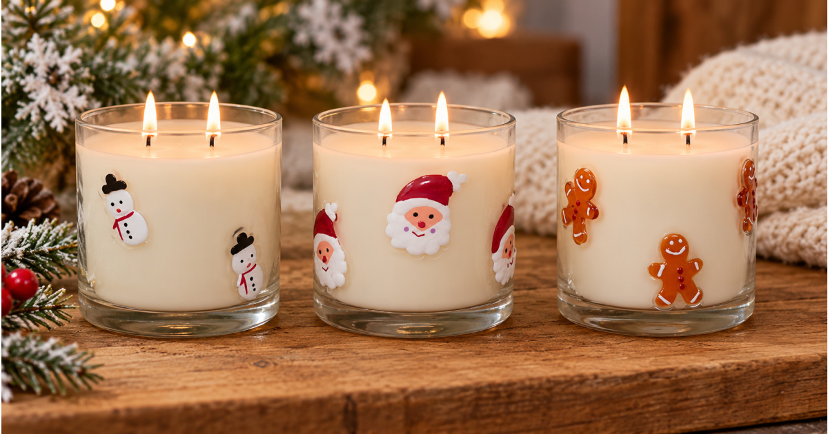 These $12.84 Walmart Holiday Icon Candles Look Like They Belong at Anthropologie!