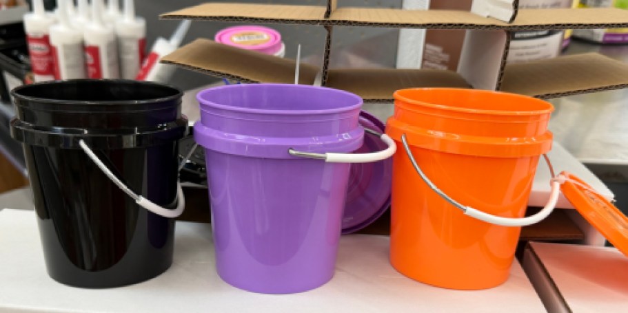 NEW Mini Halloween Buckets Spotted at Walmart!