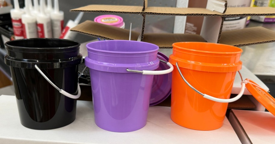NEW Mini Halloween Buckets Spotted at Walmart!