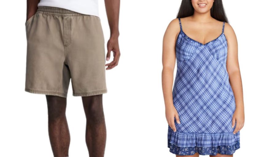 Walmart men's shorts and dress