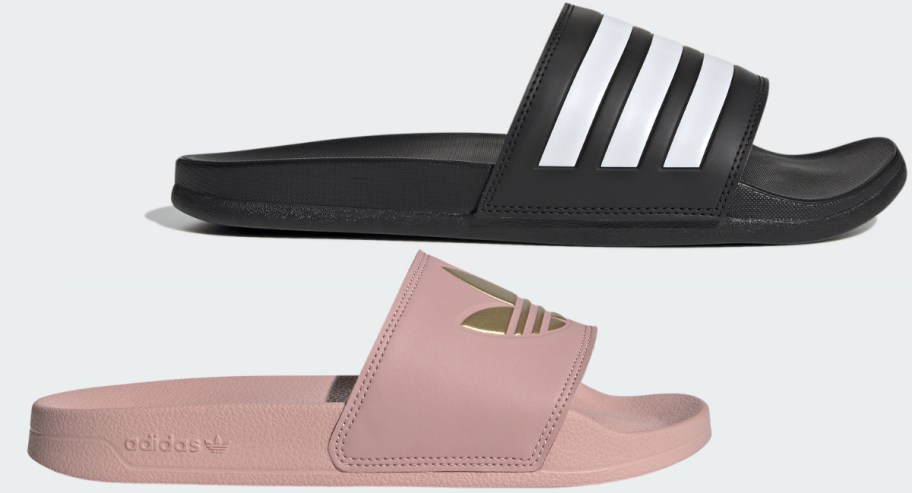 two slide shoes