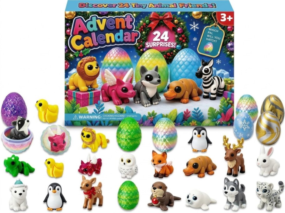 animal eggs advent calendar