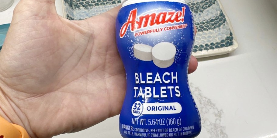 Bleach Tablets 32-Count Only $4 Shipped on Amazon (Reg. $9)