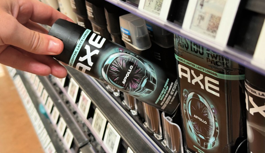 Score Up to $2.50 Walmart Cash on AXE Body Sprays & Deodorants