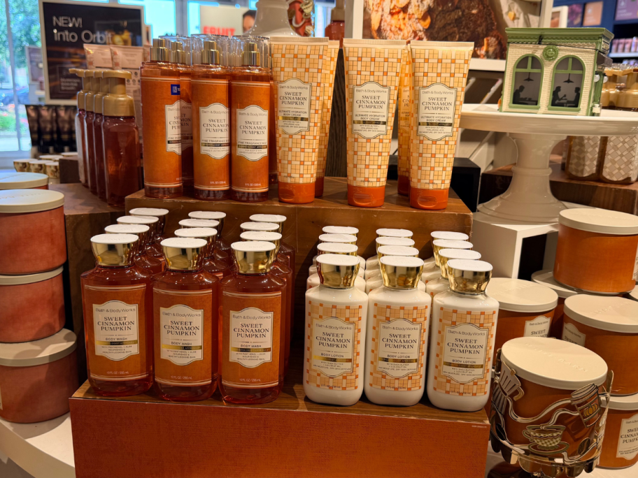 creams and lotions at bath & body works