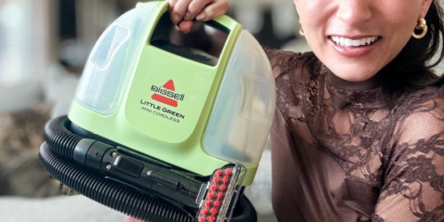 Bissell Cordless Little Green Mini Machine from $64.98 Shipped (Reg. $130)