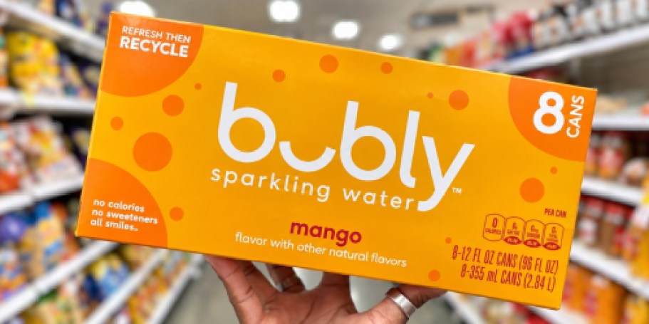 GO! bubly Sparkling Water 8-Pack Only $2.79 Shipped on Amazon