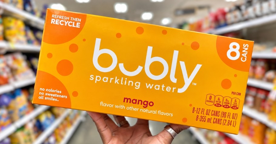 GO! bubly Sparkling Water 8-Pack Only $2.79 Shipped on Amazon