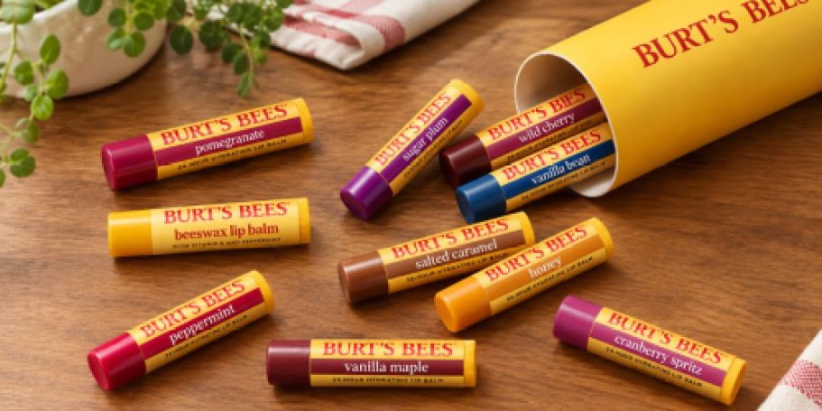 Burt’s Bees Holiday Lip Balm 10-Pack Just $16.48 at Sam’s Club (In Over 1,000 Carts!)