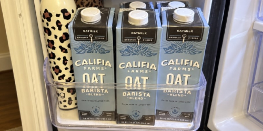 Califia Farms Barista Oat Milk 6-Pack Just $13.77 Shipped on Amazon (Reg. $25)