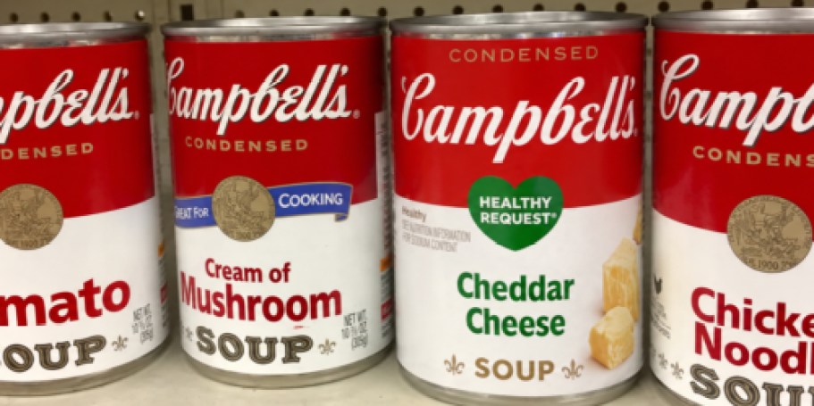 Campbell’s Soups from 85¢ Shipped on Amazon (Soup Season Stock-Up!)