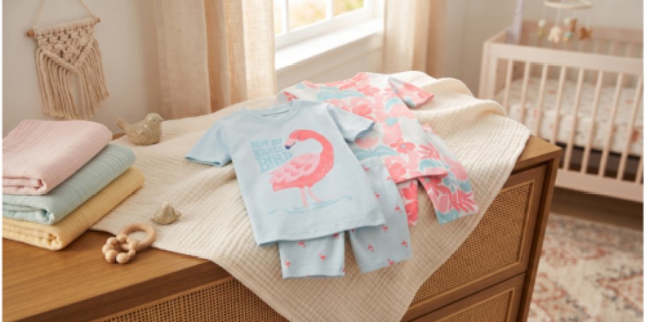 Up to 70% Off Carter’s Clothes on Macys.com | 4-Piece PJ Sets Just $11