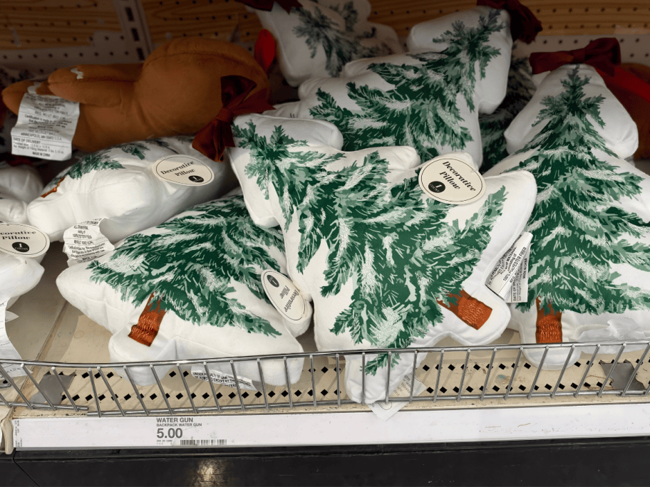 christmas tree pillows