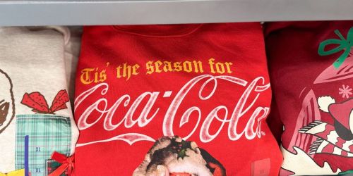 NEW Coke & Diet Coke Christmas Sweatshirts Spotted at Target