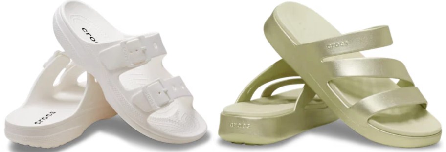 womens crocs slide sandals