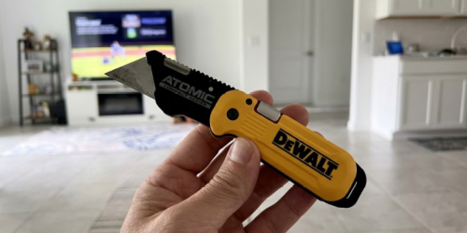DEWALT Folding Utility Knife Just $6.70 on Amazon (Reg. $10) | Easy Stocking Stuffer!
