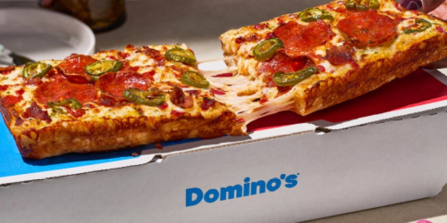 Try the NEW Personal Size Domino Pizza for ONLY $1
