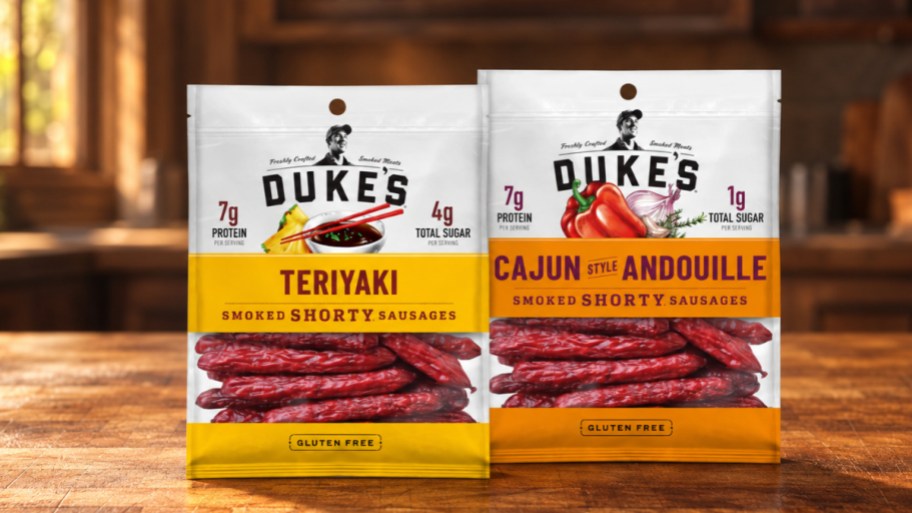 two packages of smokes shorty sausages