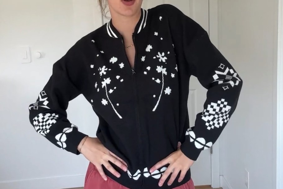 Women’s Zip-Up Sweater Jacket Only $13.99 on Amazon (Reg. $28)!