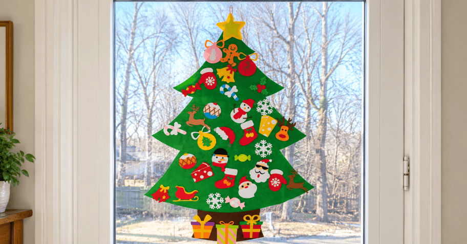 Felt Christmas Tree w/ Ornaments Only $8.99 on Amazon