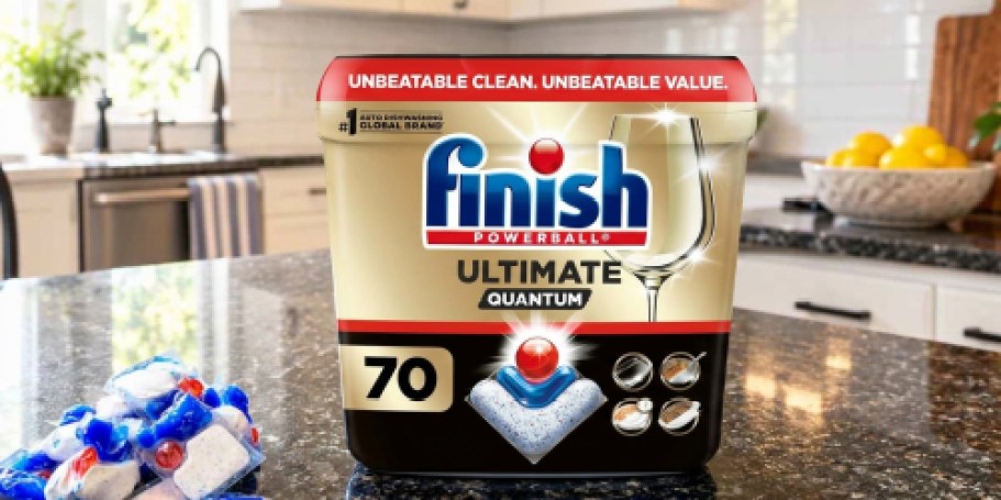 Finish Ultimate Quantum Dishwasher Pods Just $11.69 Shipped on Amazon (Reg. $23)