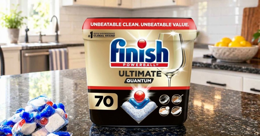 Finish Ultimate Quantum Dishwasher Pods Just $11.69 Shipped on Amazon (Reg. $23)