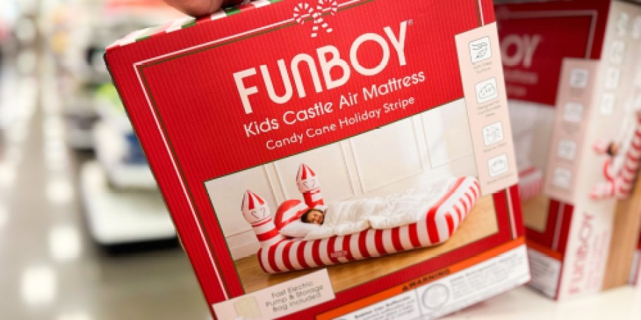 Make Sleepovers More Fun w/ A Candy Cane Kids Air Mattress