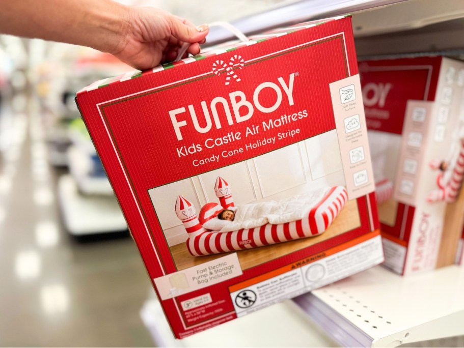 Make Sleepovers More Fun w/ A Candy Cane Kids Air Mattress