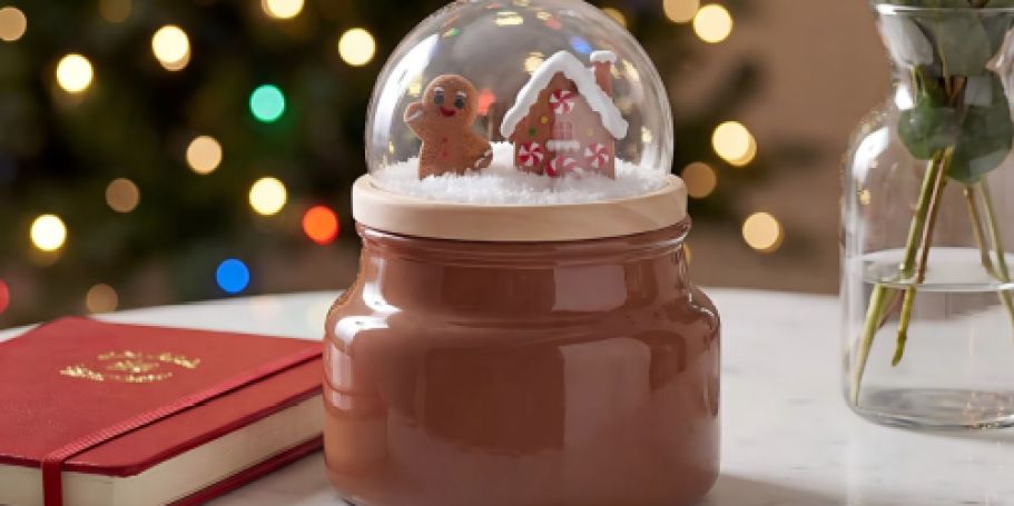 Shake Up Your Holiday Decor With These NEW $8 Walmart Snowglobe Candles!