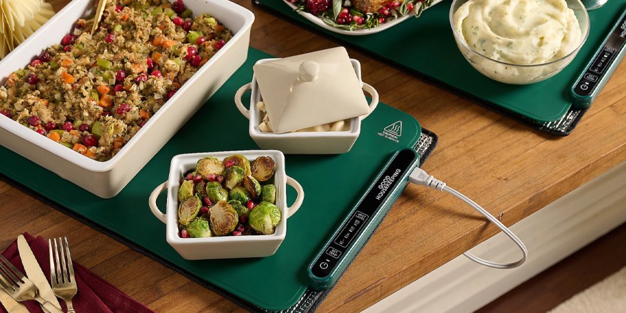 TWO Good Housekeeping Food Warming Mats from $50 Shipped ($118 Value)