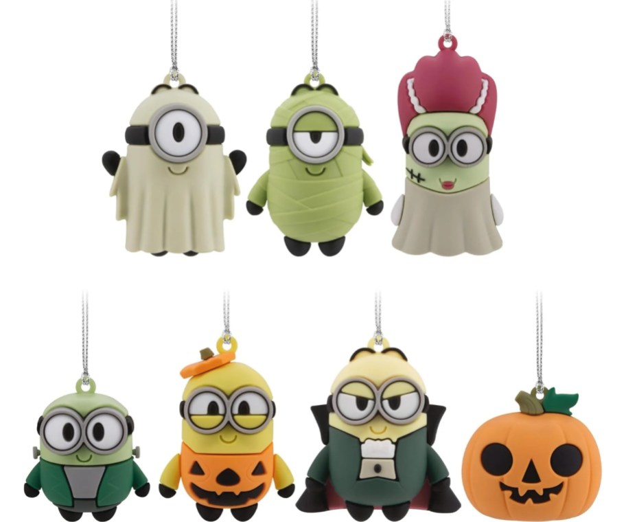 7 minions blindbox ornaments