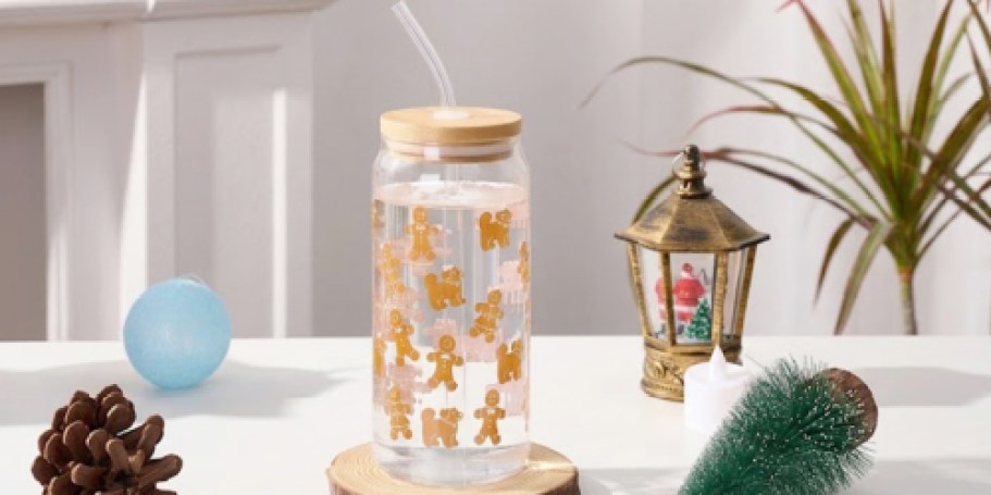 Walmart’s Popular Glass Sipper Cups Have Christmas Designs!