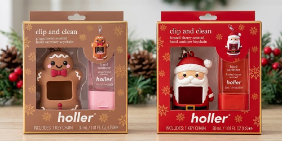 NEW Holler & Glow Christmas Hand Sanitizer & Case Sets Just $5 on Target.com