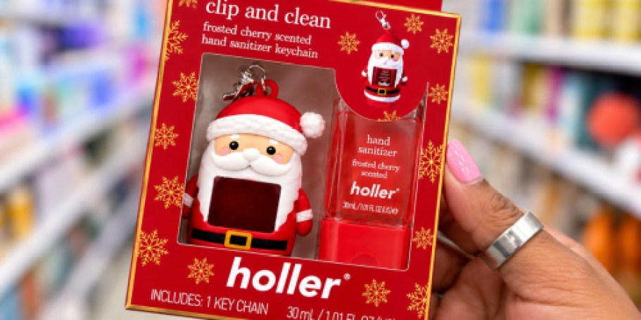 NEW Holler & Glow Christmas Hand Sanitizer & Case Sets Just $5 on Target.com