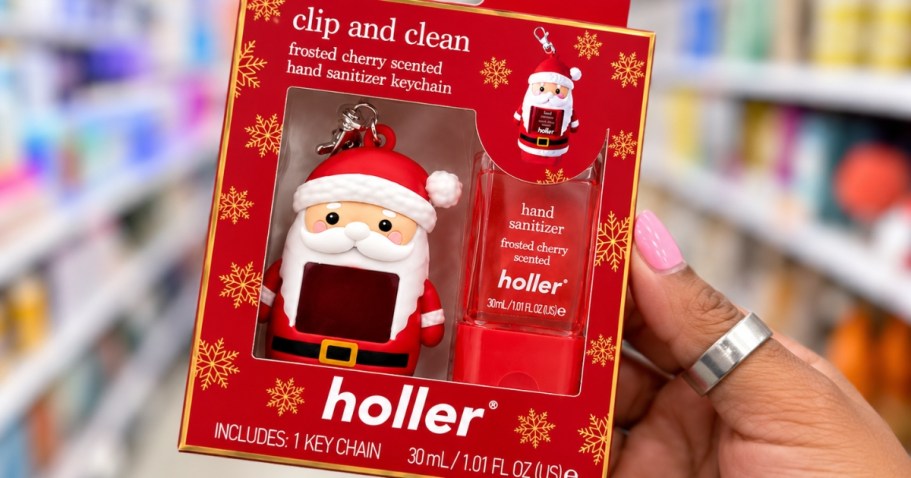 NEW Holler & Glow Christmas Hand Sanitizer & Case Sets Just $5 on Target.com