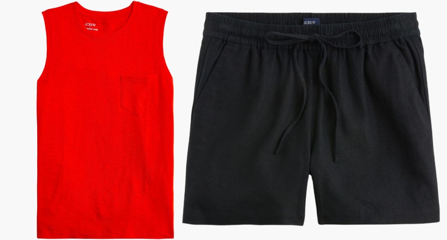 womens tanks and shorts