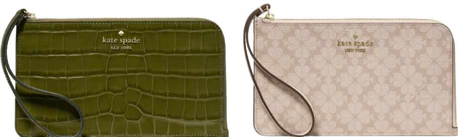 2 wristlet purses