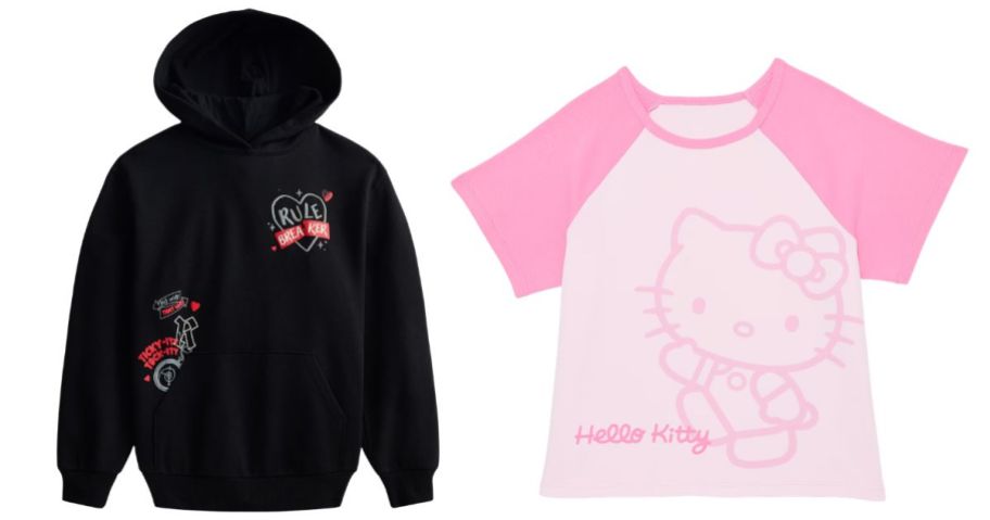 kids hoodie and tee