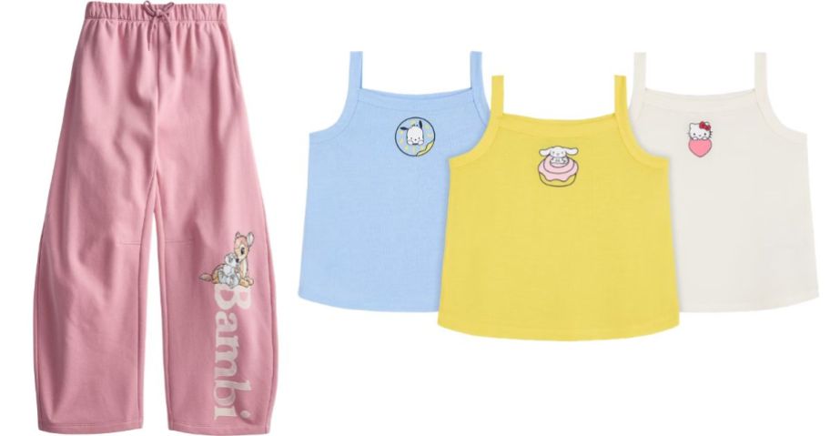 kids pants and tops