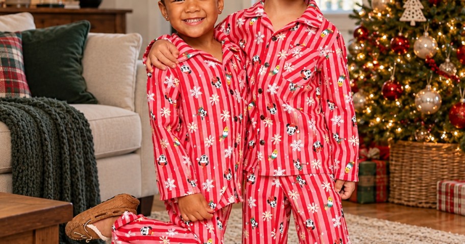 55% Off Old Navy Holiday Family Pajamas (Including Disney Styles!)