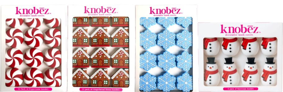 packs of christmas knob covers