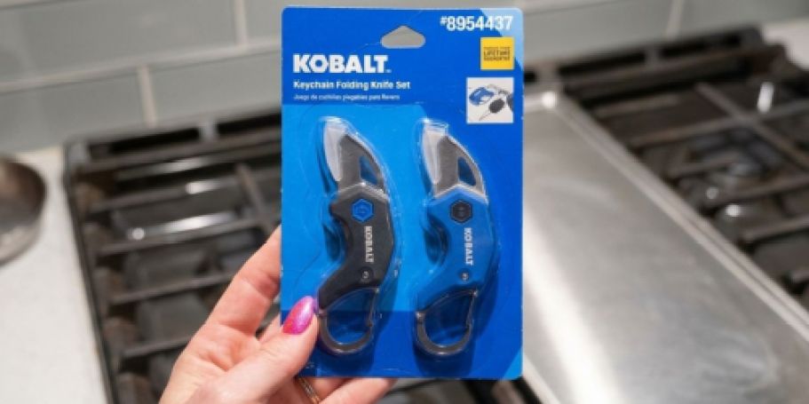 TWO Kobalt Folding Utility Knives Only $9.98 on Lowes.com (Easy Gift Idea!)