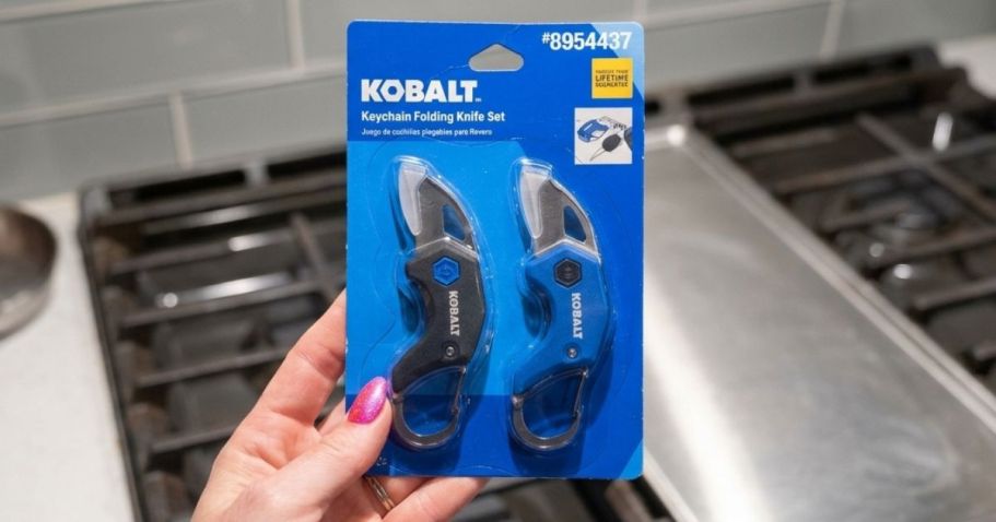 TWO Kobalt Folding Utility Knives Only $9.98 on Lowes.com (Easy Gift Idea!)