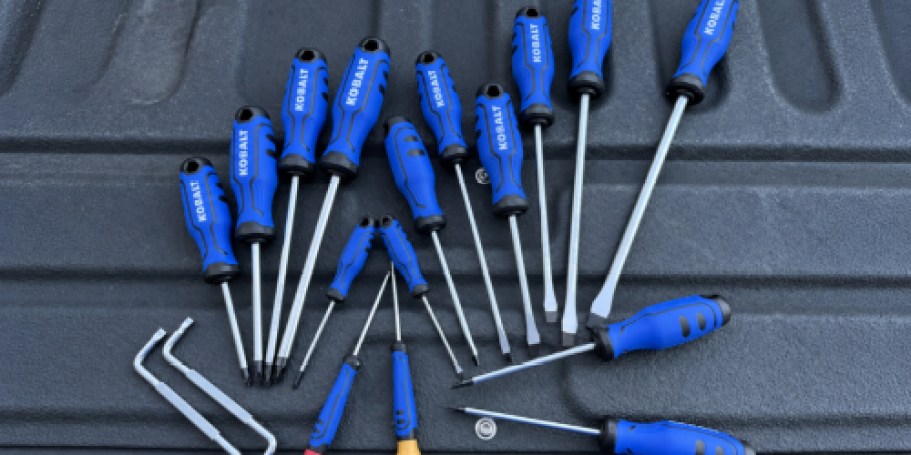 Kobalt 18-Piece Screwdriver Set Just $19.98 Shipped on Lowes.com (Reg. $33)