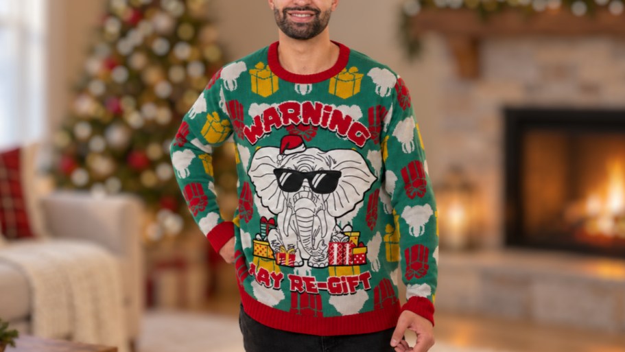 Kohl’s Ugly Christmas Sweaters Only $5 | Includes Men’s Big & Tall Syles